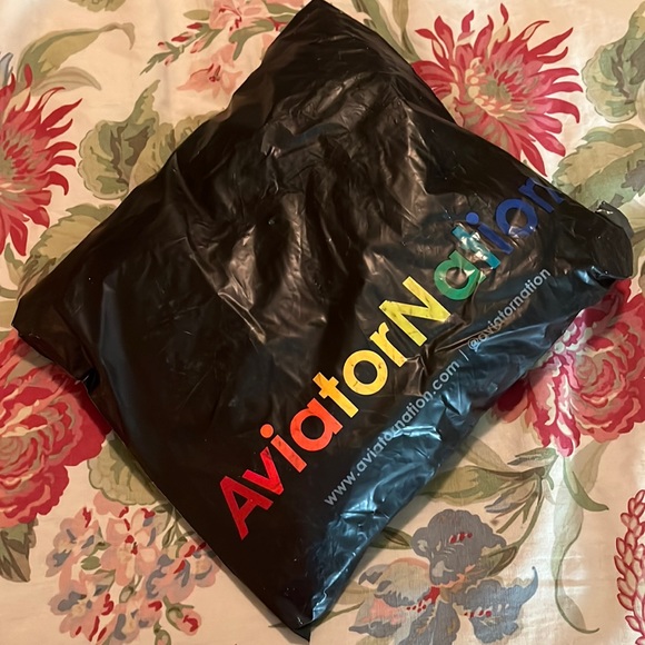 AVIATOR NATION Size XXLarge 2X Tall 36" Inseam Shin/Kneepad Sweatpants$198 RARE - Picture 7 of 17